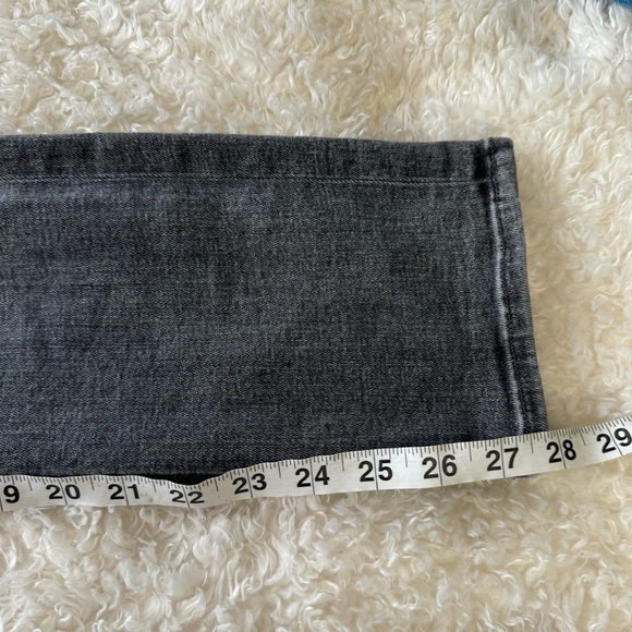 Mother Jeans The Mid Rise Dazzler Ankle Open Later Faded Black Stone Wash Sz 25 - Picture 7 of 11